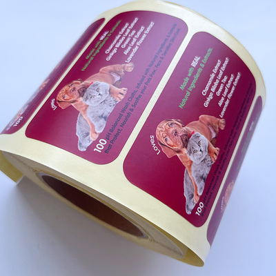 Kaplamalı Kağıt Pet vinil Dış Mühür Mühür Etiketleri Özel Baskılı