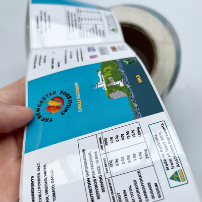 Kağıt Kendinden Yapışkanlı Sabotaj Mühür Etiketleri Özel Baskı Paket Etiketleri