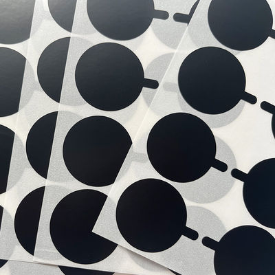 Su geçirmez Özel Sabotaj Mühür Etiketleri Yapışkanlı Baskı Çemberi Özel Vinil Etiket