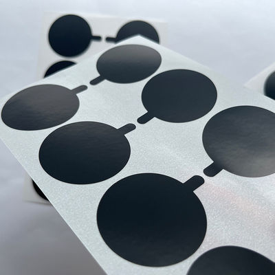 Su geçirmez Özel Sabotaj Mühür Etiketleri Yapışkanlı Baskı Çemberi Özel Vinil Etiket