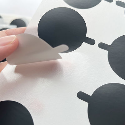 Su geçirmez Özel Sabotaj Mühür Etiketleri Yapışkanlı Baskı Çemberi Özel Vinil Etiket