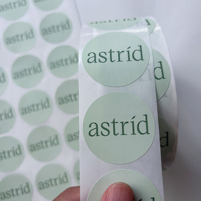 Özel Metin Görüntü Yapışkanlı Baskı Yuvarlak Etiket Etiketleri Suya Dayanıklı Vinil Etiket Rulosu