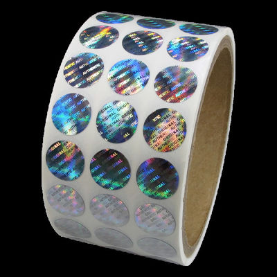 2 * 3cm 2D 3D Hareketli Izgara Güvenlik Hologramı Çıkartmalar