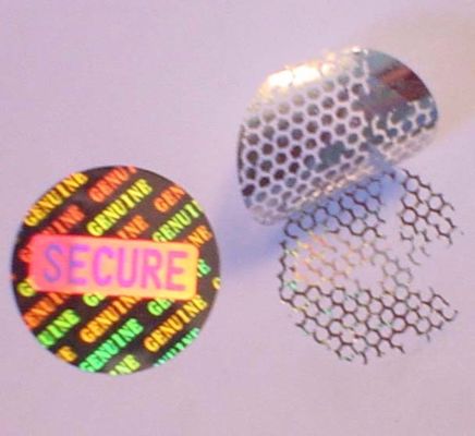 Reklam İçin Kendinden Yapışkanlı Güvenlik Hologram Çıkartmalar
