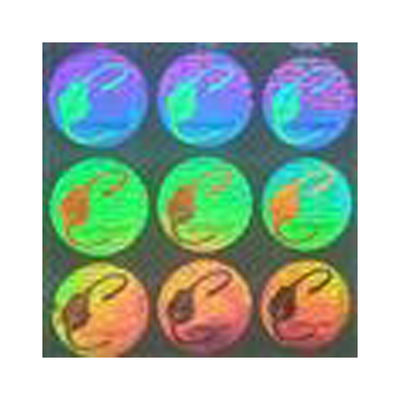 Sertifika için ISO9001 2008 CMYK renkli Güvenlik Hologram Çıkartmalar