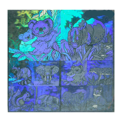 Cam Şişe için Kendinden Yapışkanlı Lazer Holografik Güvenlik Etiketleri