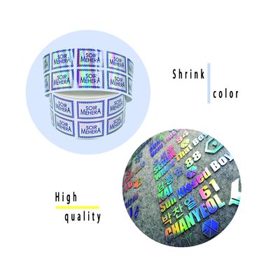 Sahte Tasarım Logosu 3D Holografik Güvenlik Etiketleri