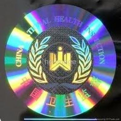 Sahte Tasarım Logosu 3D Holografik Güvenlik Etiketleri