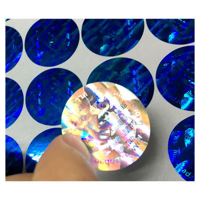 Sahte Altın ve Gümüş Güvenlik Hologram Çıkartmaları