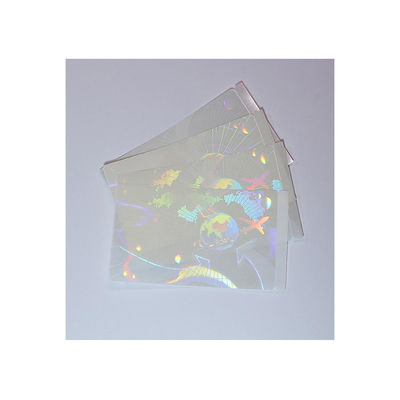 Özel Şekiller Kimliği Kalıp Kesim Şeffaf Hologram Çıkartmalar, Sabotaj Korumalı Hologram Çıkartmalar