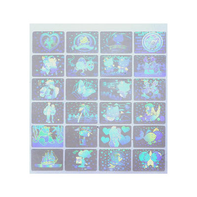 Özel Şekiller Kimliği Kalıp Kesim Şeffaf Hologram Çıkartmalar, Sabotaj Korumalı Hologram Çıkartmalar