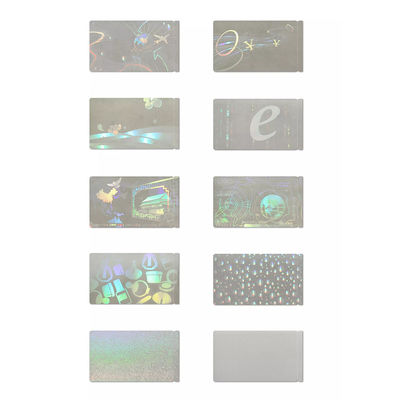 Özel Şekiller Kimliği Kalıp Kesim Şeffaf Hologram Çıkartmalar, Sabotaj Korumalı Hologram Çıkartmalar