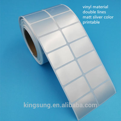 Çıkarılabilir Pantone Renkli Boş Rulo Etiketleri / Yazdırma İçin Boş Etiketler