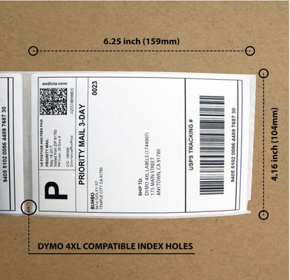 4X6 inç 220PCS Boş Termal Etiket, Boş Barkod Etiket Ruloları