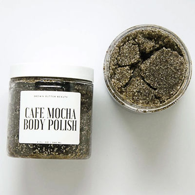 Demossed CMYK Body Scrub Yapışkanlı Vinil Çıkartmalar, Vücut Ovma Etiketleri