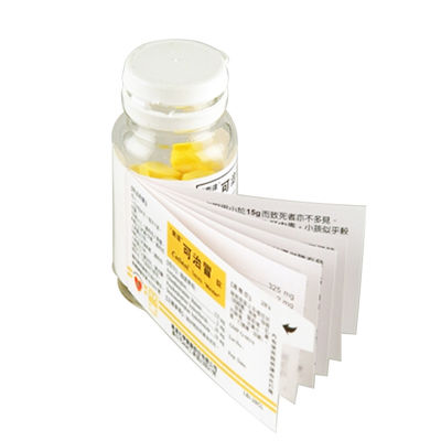 Vitamin için Profesyonel Ücretsiz Tasarım 10Ml Flakon Eczane Yardımcı Etiketi