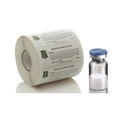 Su geçirmez 10ml Flakon Eczane Şişesi Etiketleri, Eczane Reçete Etiketleri