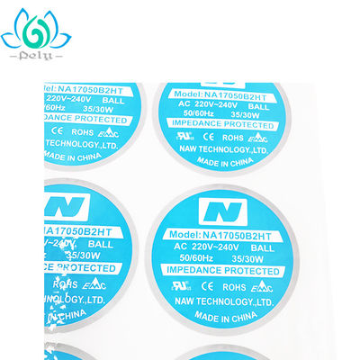 UV Baskı Elektronik Yazdırılabilir Kendinden Yapışkanlı Etiketler Suya Dayanıklı
