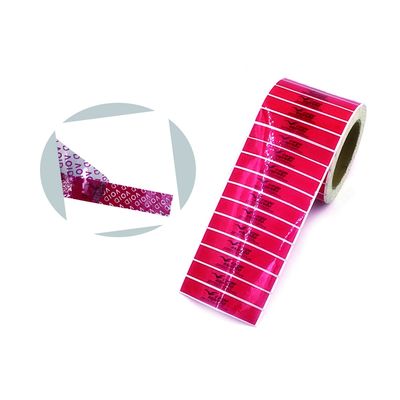 Void Open Tamper Seal Stickers Güvenlik Yüksek Yapıştırıcı