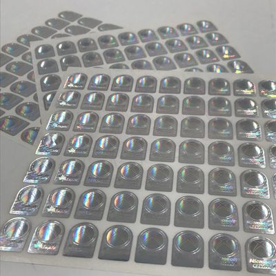 Kimlik Kartı Nem Geçirmez Holografik Folyo Çıkartmalar, 3D Holografik Çıkartmalar
