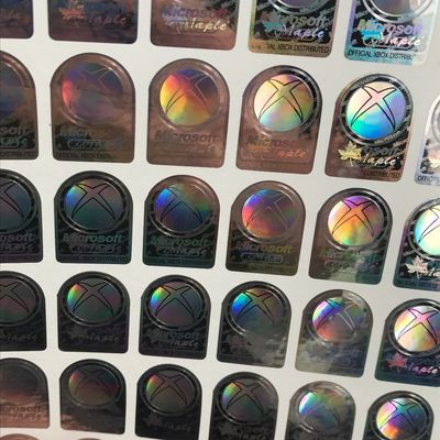 Kimlik Kartı Nem Geçirmez Holografik Folyo Çıkartmalar, 3D Holografik Çıkartmalar