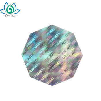 Sahteciliğe Karşı Parlak Laminasyon Otantik Hologram Çıkartmalar