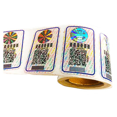 Vinil QR Kodu Hologram Sabotaj Belirgin Güvenlik Etiketleri