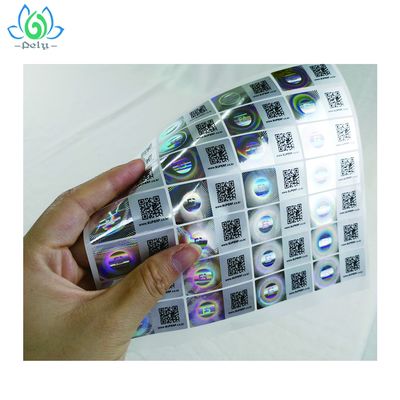 10X10X5cm Yüksek Yapışkanlı Anti Sahte Tamper Kanıtlı Mühür Çıkartmalar
