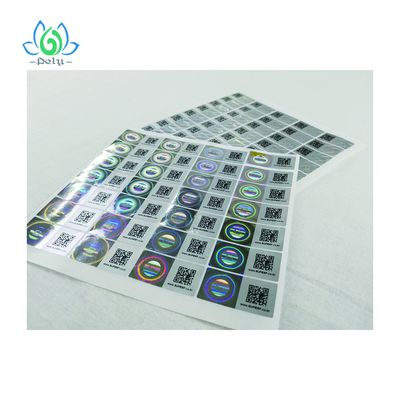 10X10X5cm Yüksek Yapışkanlı Anti Sahte Tamper Kanıtlı Mühür Çıkartmalar
