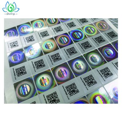 10X10X5cm Yüksek Yapışkanlı Anti Sahte Tamper Kanıtlı Mühür Çıkartmalar