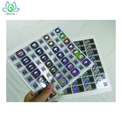 10X10X5cm Yüksek Yapışkanlı Anti Sahte Tamper Kanıtlı Mühür Çıkartmalar