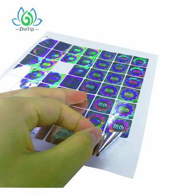 Sahteciliğe Karşı Gümüş Goil 3D Sabotaj Korumalı Barkod Etiketleri