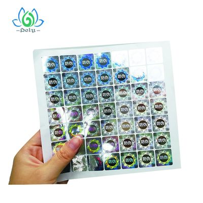 Sahteciliğe Karşı Gümüş Goil 3D Sabotaj Korumalı Barkod Etiketleri
