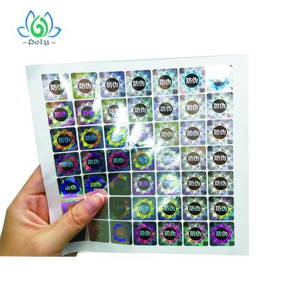 Sahteciliğe Karşı Gümüş Goil 3D Sabotaj Korumalı Barkod Etiketleri