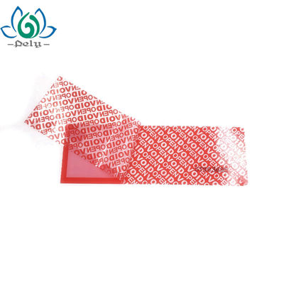 3D Baskı Sabotaj Kanıtlı Güvenlik Ambalaj Bandı, Özel Garanti Geçersiz Çıkartmalar