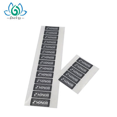 Aptal Siyah CMYK PET Etiket Baskı Özel Kendinden Yapışkanlı