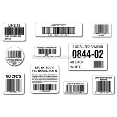 Ağartma Yok ISO9001 2000 Kendinden Yapışkanlı Vinil Etiket