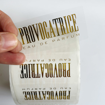 70mm 30mm Holografik Kalıp Kesim Etiketleri Şeffaf Çevre Dostu
