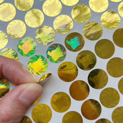 3D Baskı Dış Mühür Mühür Etiketleri Hologram Etiket Etiket Karton Sızdırmazlık