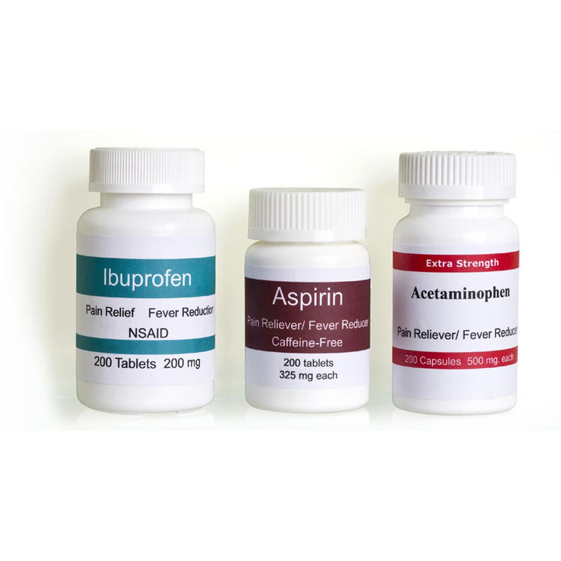 Su geçirmez Pantone Renkli İlaç Uyarı Etiketleri, Aspirin Uyarı Etiketi