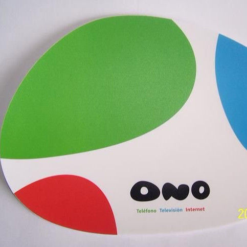 Renkli Yumuşak Jel Yuvarlak Kaymaz Mouse Pad, Yastık ile